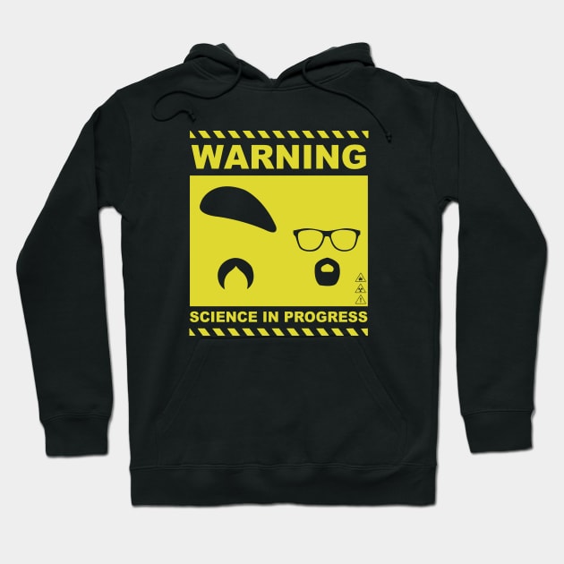 MythBusters warning science in progress Hoodie by Ac Vai